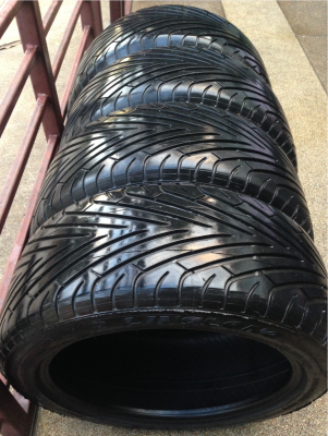 ยาง Linglong 245 45 18 ปี14 ดอกเต็ม ไม่มีปะ ใช้ได้อีกหลายปี