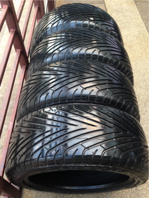 ยาง Linglong 245 45 18 ปี14 ดอกเต็ม ไม่มีปะ ใช้ได้อีกหลายปี