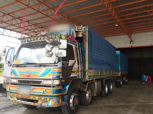 ขาย HINO 3M วางเครื่อง P11 พ่วงแม่ลูก กระเนียมคอกเกษตรดั๊ม