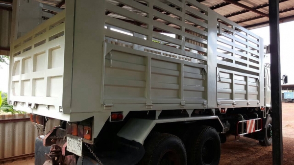 ขาย 10 ล้อดั้ม อู่สหกิจคอกเกษตร HINO MEGA 320 ปี 47 คัสซีสวยตลอดเส้น เครื่องเดิม เกียร์เดิม มีระบบลำโพงลากพ่วง ยางเต็ม แอร์เย็น ทะเบียนพร้อมโอน