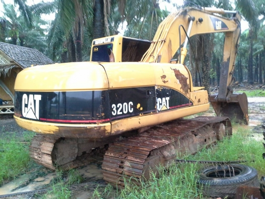 ขายรถแบคโฮ CAT 320C ญี่ปุ่น 17612 ชม.เอกสารอินวอย บุ้งกี๋พร้อมหัวกระแทก ราคา 2000000