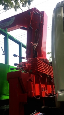 ขาย เครน5 ตัน UNIC~Super-v ยืดได้ยาว 5ปอก 4ชัก สวยจัดใหม่กริบสภาพเต็ม ไม่มีตำนิ พร้อมยกประกอบใช้งาน ราคา 450,000บ รุ่นใหม่ท้อง วี