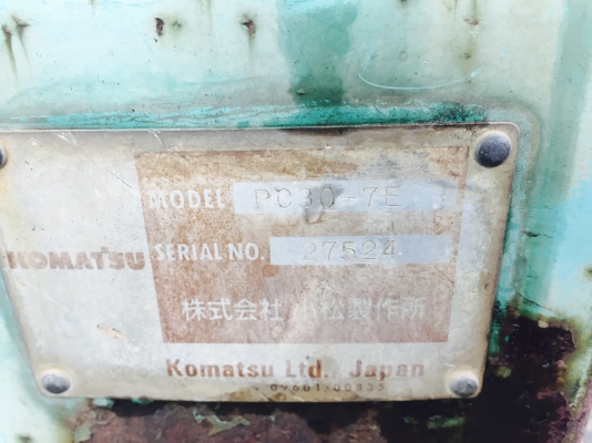 ขายKOMATSU PC30-7เก่านอก มีเก่งพร้อมใช้งาน