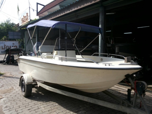 ขายเรือตกปลาโมลโต้ง 14 ฟุต เครื่องyamaha 60 ........  200,000 บาท