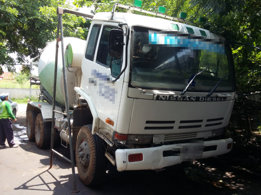 ขายรถโม่ 10 ล้อ NISSAN CWM432HTRT ปี 48 เครื่อง PE6 โบ 310 แรง