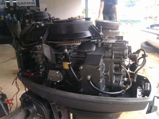 ยามาฮ่า 40แรงม้า Enduro หัวแตงโม สตาร์ทไฟฟ้า มีโช๊คแก๊สยกหาง หาง21นิ้ว ราคา 48000 บาท