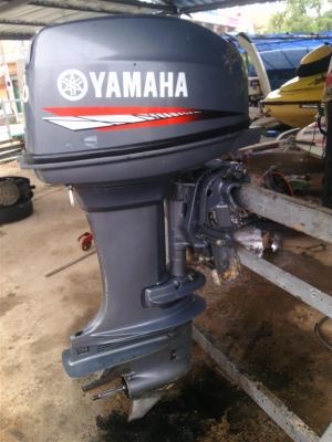 ยามาฮ่า 40แรงม้า Enduro หัวแตงโม สตาร์ทไฟฟ้า มีโช๊คแก๊สยกหาง หาง21นิ้ว ราคา 48000 บาท