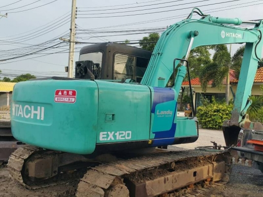 ขายรถแบคโฮ HITACHI EX120-2 ระบบไฟเต็ม เอกสารอินวอย ราคา 700000