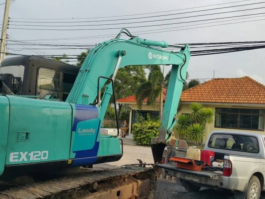 ขายรถแบคโฮ HITACHI EX120-2 ระบบไฟเต็ม เอกสารอินวอย ราคา 700000