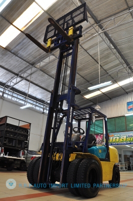 ขายรถโฟล์คลิฟท์มือสอง KOMATSU รุ่น FD35W7  ราคา 470,000 บาท นำเข้าจากประเทศญี่ปุ่น 100\% ไม่เคยใช้งานในประเทศไทย