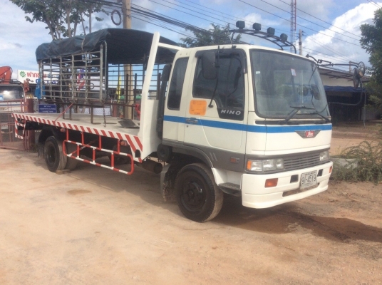 HINOไฮเท็ค 195แรง ยาว 6 ม.ยางดีทั้งหมด 6เส้น เครื่องดี ครัทซีสวย ขาย 460,000 บาท ศุภากร 081-1903107 , 081-4252943)