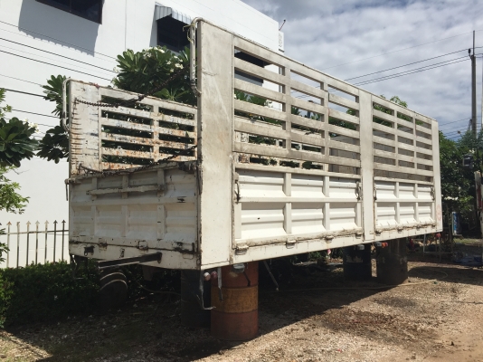 ฝากขายกระบะเหล็กคอกสูง สภาพสวย กว้าง 2.45เมตร ยาว 6.20เมตร ไม่ผุ ไม่สนิม