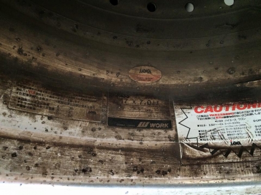 ขายล้อ WORK LEADSLED 17x7 4,5/114.3 สภาพสวยเดิมญี่ปุ่น