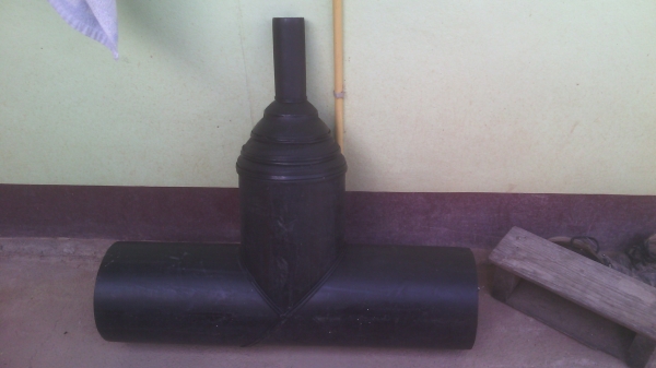 ท่อสามทาง PE 8 นิ้ว และรัดแยก ราคาถูก โทร 097-9208434