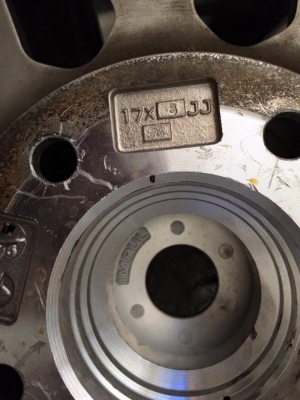 IMPUL WR1 2 ชิ้นแท้ 17" F8"R8.5" 4,5/114.3 สภาพยังสวยเดิมจากญี่ปุ่น