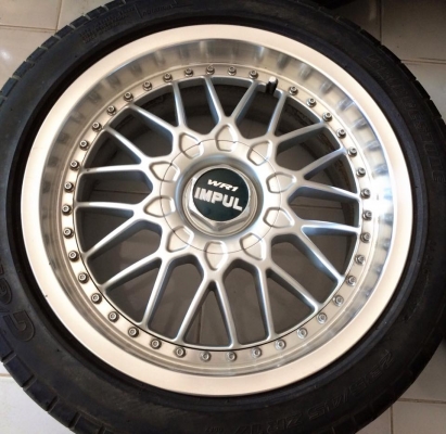 IMPUL WR1 2 ชิ้นแท้ 17" F8"R8.5" 4,5/114.3 สภาพยังสวยเดิมจากญี่ปุ่น