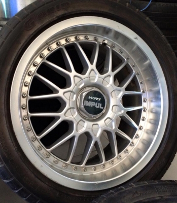IMPUL WR1 2 ชิ้นแท้ 17" F8"R8.5" 4,5/114.3 สภาพยังสวยเดิมจากญี่ปุ่น