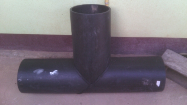 ท่อสามทาง PE 8 นิ้ว และรัดแยก ราคาถูก โทร 097-9208434