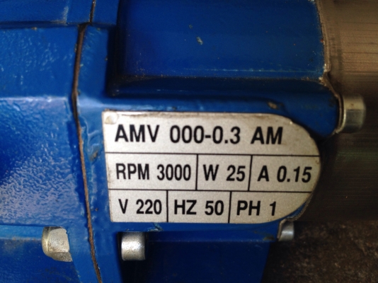 ขายมอเตอร์สั่น-เขย่า Visam ขนาด 25W ตัวเล็กไฟบ้าน 220V made in Italy สภาพสวย พร้อมใช้งาน