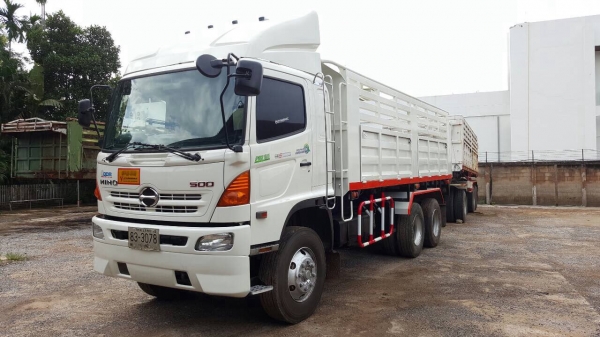 ขายรถพ่วง HINO FM1ANLD 344 ออกห้างปี 54 ดั้มแม่-ลูก เบรคแห้ง คัสซีสวยตลอดเส้น เครื่องเดิม เกียร์เดิม ทะเบียนพร้อมโอนครับ