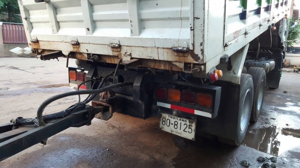 ขายรถพ่วง ดั้มแม่-ลูก ISUZU FXZ 360 ปี 52 รถสวยเดิม คัสซีสวยตลอดเส้น เครื่องเดิมไม่เคยแกะ เกียร์เดิม ยางเรเดียลเต็ม ทะเบียนพร้อมโอน