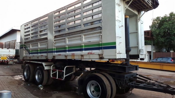 ขายรถพ่วง ดั้มแม่-ลูก ISUZU FXZ 360 ปี 52 รถสวยเดิม คัสซีสวยตลอดเส้น เครื่องเดิมไม่เคยแกะ เกียร์เดิม ยางเรเดียลเต็ม ทะเบียนพร้อมโอน