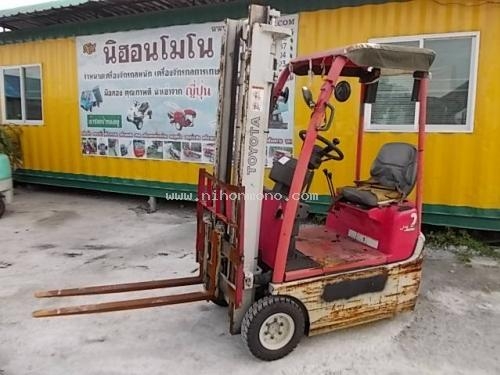 รถยกไฟฟ้า TOYOTA  3FBKL9 รหัสสินค้า : 80803066   Line ID: nihonmono  หรือเพิ่มเติมไดที่ www.nihonmono.com