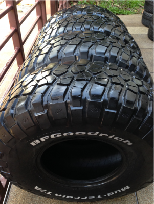 ยาง Mud BF goodrich 35 12.5 R15 ดอกเยอะ ไม่มีปะ ลุยได้อีกนาน