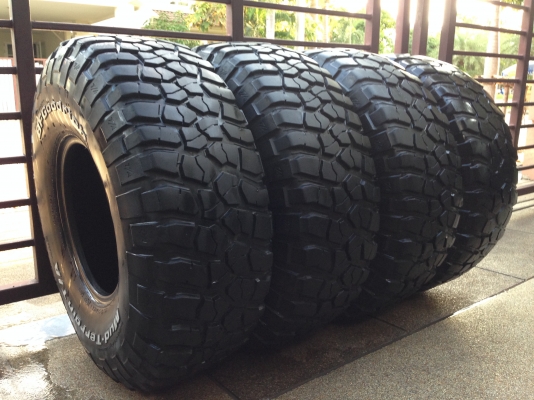ยาง Mud BF goodrich 35 12.5 R15 ดอกเยอะ ไม่มีปะ ลุยได้อีกนาน