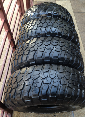 ยาง Mud BF goodrich 35 12.5 R15 ดอกเยอะ ไม่มีปะ ลุยได้อีกนาน