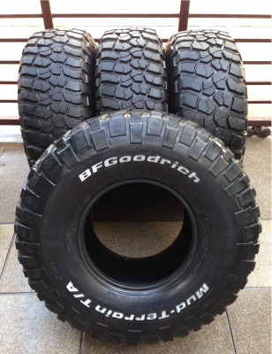 ยาง Mud BF goodrich 35 12.5 R15 ดอกเยอะ ไม่มีปะ ลุยได้อีกนาน
