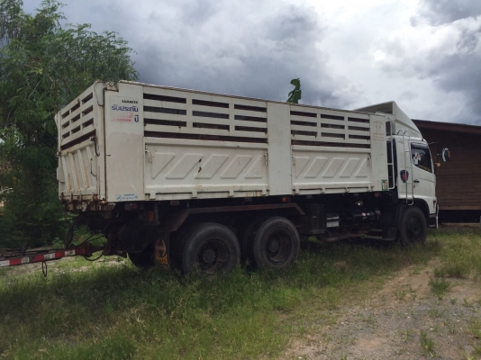 ขายดาวน์10ล้อดั้มพ์ HINO FM8JNLD เครื่อง 251แรงม้า ปี56 สนใจโทร 081-970-1072