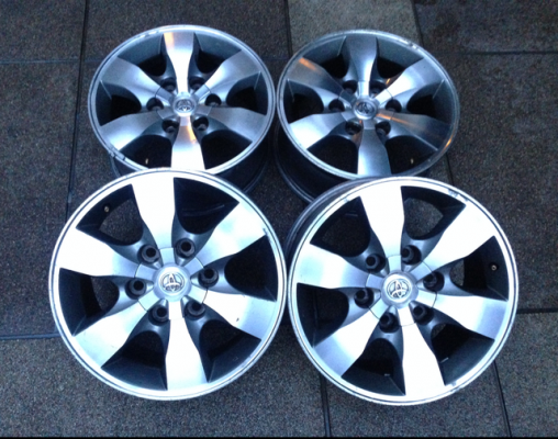 ล้อ Vigo ตัว 4x4 ขอบ16 ไม่เคยซ่อม พร้อมน็อตครบ พร้อมใช้งาน