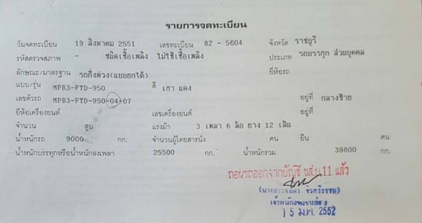 ลูกพ่วงเซมิดั๊ม/ อู่เปี๊ยกบ้านโปง/ สามเพลาแท้/ ถุงลม/ ล้อยก