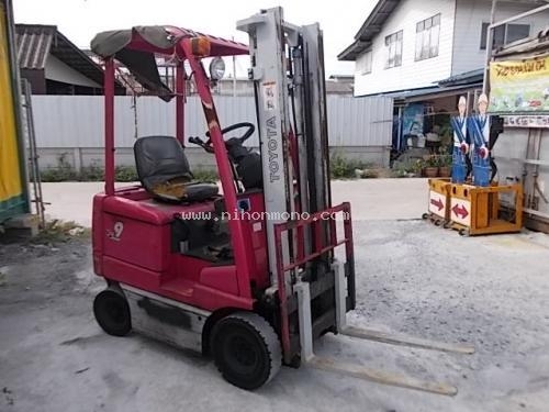 รถยกไฟฟ้า TOYOTA 3FBL9 รหัสสินค้า : 80803062 Line ID: nihonmono หรือเพิ่มเติมไดที่ www.nihonmono.com รถยกไฟฟ้า TOYOTA 3FBL9 รหัสสินค้า : 80803062 Line ID: nihonmono หรือเพิ่มเติมไดที่ www.nihonmono.com