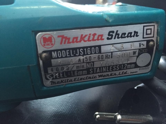 ขายเครื่องตัดโลหะ MAKITA มือสองสภาพดีครับ ขายเครื่องตัดโลหะ MAKITA มือสองสภาพดีครับ