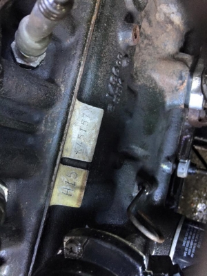 ขายเครื่องยนต์เบนซิน NISSAN H15 ใส่ฟอล์คลิฟต์ KOMATSU FG20T-15 เก่าญี่ปุ่น