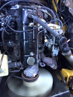 ขายเครื่องยนต์เบนซิน NISSAN H15 ใส่ฟอล์คลิฟต์ KOMATSU FG20T-15 เก่าญี่ปุ่น