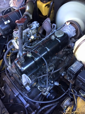 ขายเครื่องยนต์เบนซิน NISSAN H15 ใส่ฟอล์คลิฟต์ KOMATSU FG20T-15 เก่าญี่ปุ่น