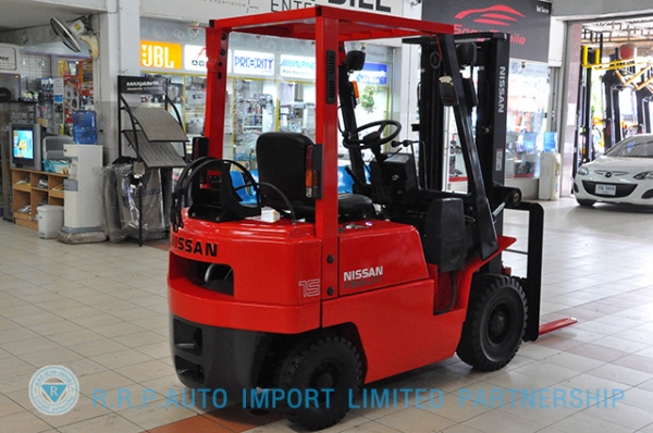 ขายรถโฟล์คลิฟท์มือสอง NISSAN  รุ่น NJ01 ราคา 145,000 บาท นำเข้าจากประเทศญี่ปุ่น 100\% ไม่เคยใช้งานในไทย