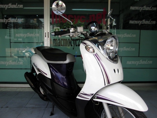 Fino คลาสสิค สีขาวม่วง สีขายดี รถเดือน กรกฏาคม ปี55 ไมล์ 9 พันโล  แถม 3 รายการ 22900