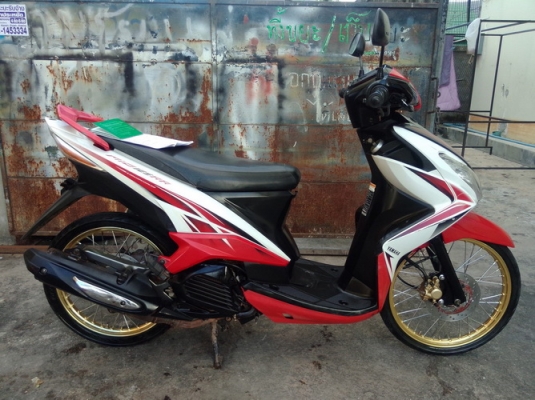 Mio 125 เครื่องเดิมๆสวยๆหล่อๆลงล้อมาอย่างเดียว พร้อมเล่มครับ