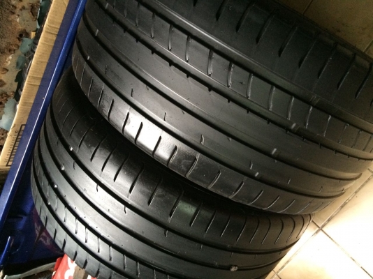 ขายยาง 18" 255/35R18 ปี 11 Good Year Eagle F1 ( Made in Germany) สภาพสวยๆ2เส้นขาย 3,500บาท สนใจโทร คุณแจ๊ค 062-121-9299 ดูยางแถวดอนเมือง หมู่บ้านธนินทร