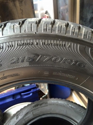 ยางกะบะ ขอบ 16" 215-70R16 ปี 12(4112)Goodyear Wrangler สภาพสวยๆ 4 เส้น ขาย 2,200บาท สนใจโทร 062-121-9299 / 089-982-1138 ยางกะบะ ขอบ 16" 215-70R16 ปี 12(4112)Goodyear Wrangler สภาพสวยๆ 4 เส้น ขาย 2,200บาท สนใจโทร 062-121-9299 / 089-982-1138