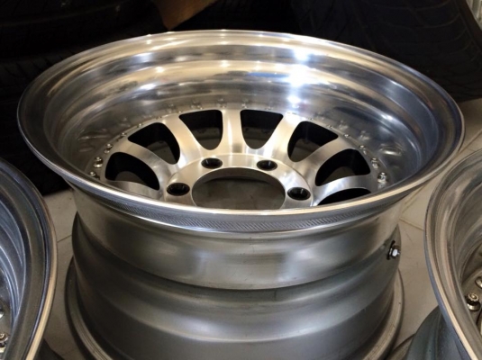 ขายล้อ WORK CRAG 3 ชิ้นแท้ 15x8.5" ET-20 6/139.7 ลึก 4 นิ้ว หล่อๆ