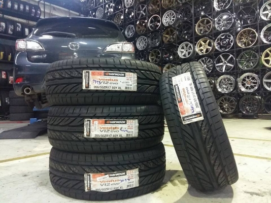 HANKOOK V12 205/50R17 เส้นละ 2,500 บาท