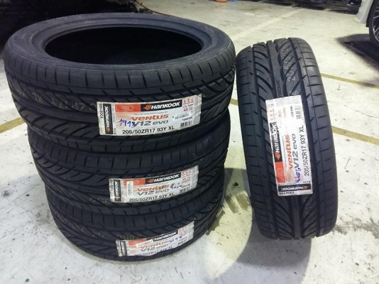 HANKOOK V12 205/50R17 เส้นละ 2,500 บาท