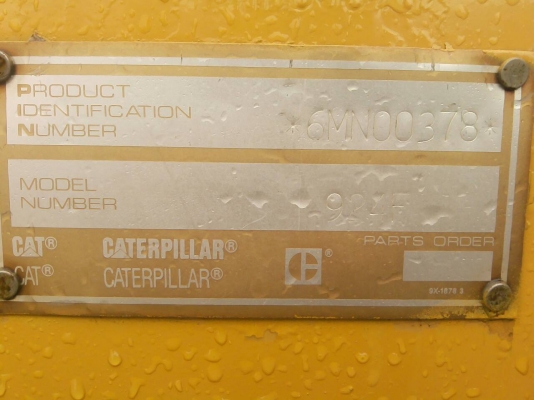 รถตัก  ล้อยาง  CAT 924F