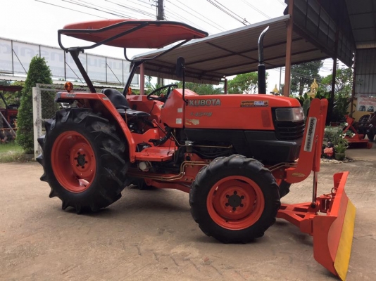 ขายรถไถKubota L4508 (4WD) พร้อมใบมีดหน้าและโรตารีช้าง รถพร้อมใช้งาน ขายรถไถKubota L4508 (4WD) พร้อมใบมีดหน้าและโรตารีช้าง รถพร้อมใช้งาน