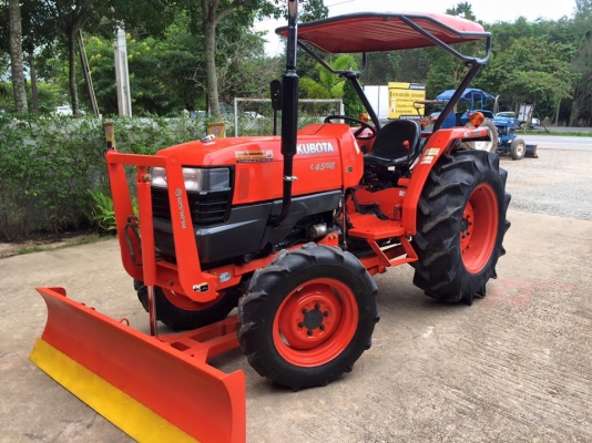 ขายรถไถKubota L4508 (4WD) พร้อมใบมีดหน้าและโรตารีช้าง รถพร้อมใช้งาน